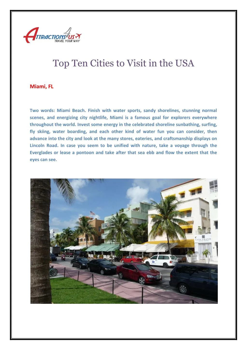 top ten cities to visit in the usa
