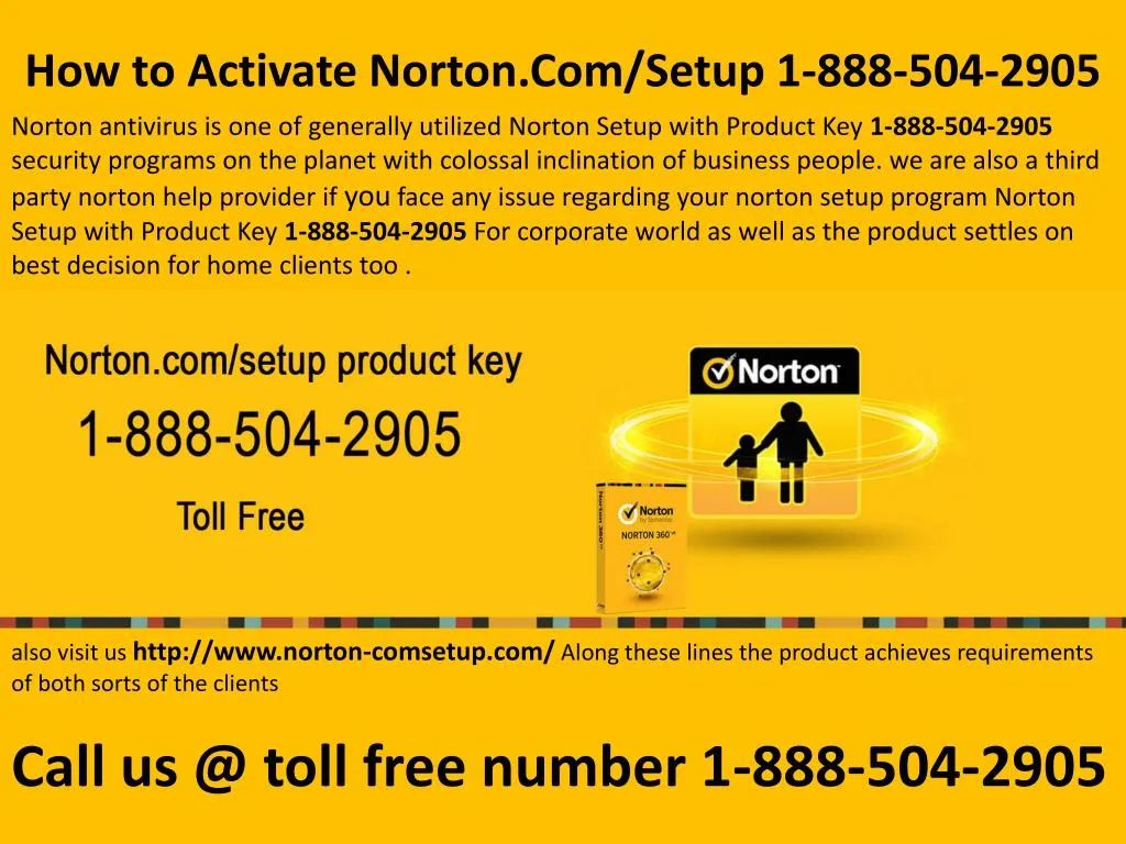 how to activate norton com setup 1 888 504 2905