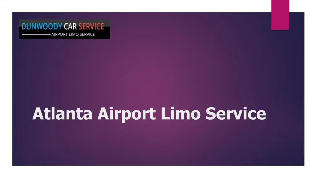 atlanta airport limo service