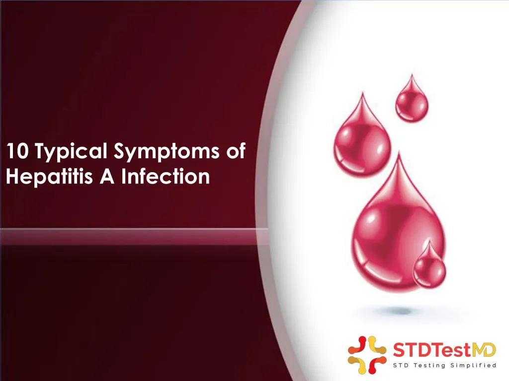 10 typical symptoms of hepatitis a infection