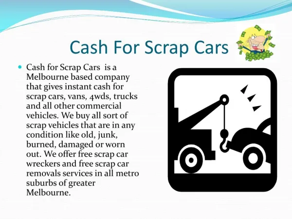 Cash for scrap cars | Car Wreckers | Cash for Cars