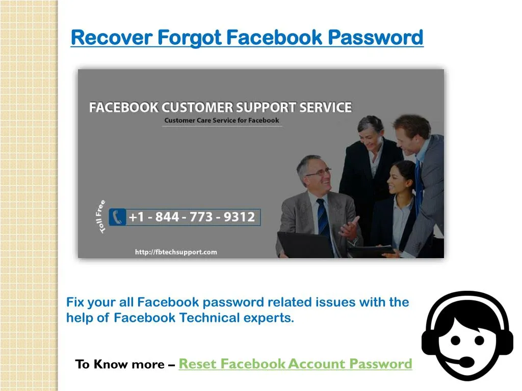 recover forgot facebook password