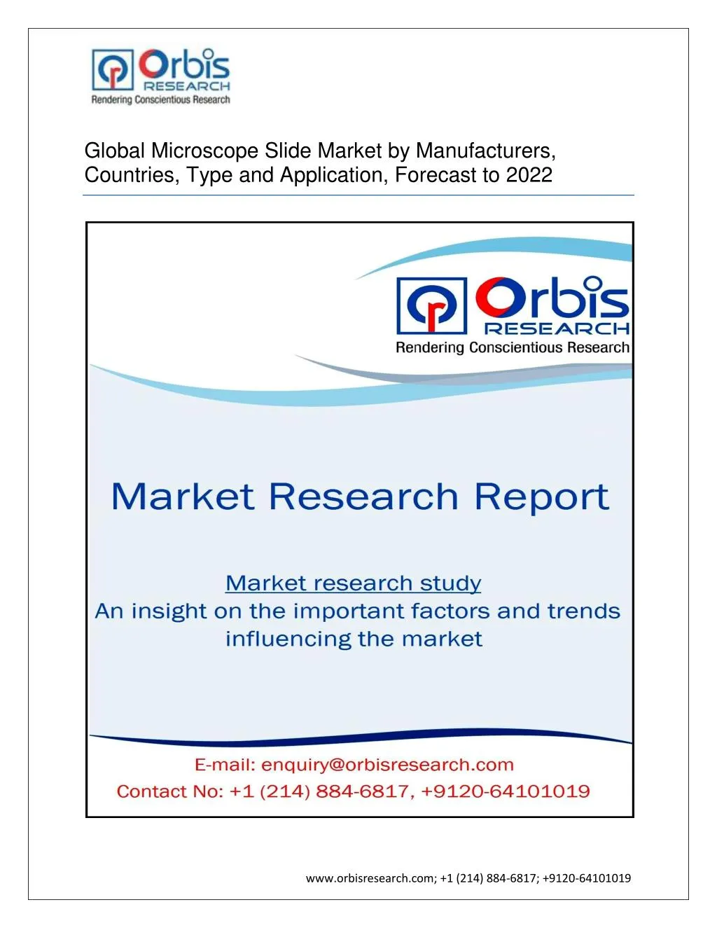 global microscope slide market by manufacturers
