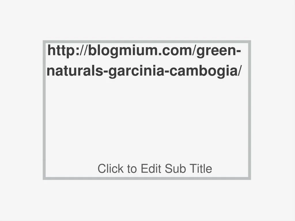 http blogmium com green