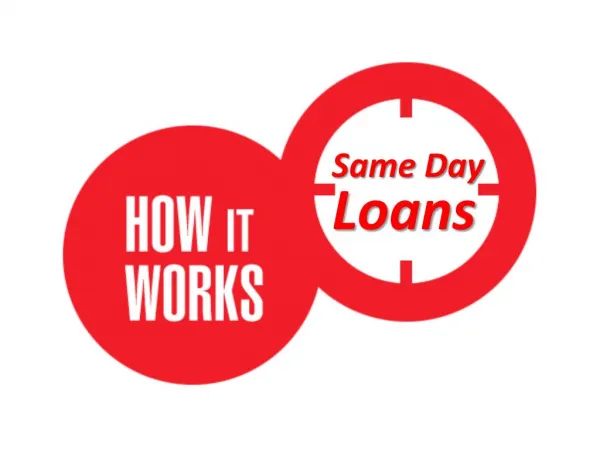 Same Day Loans Easily Tackle Your Short Term Needs Without Any Delay