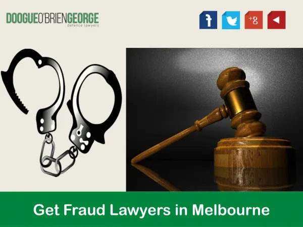 Get Fraud Lawyers in Melbourne