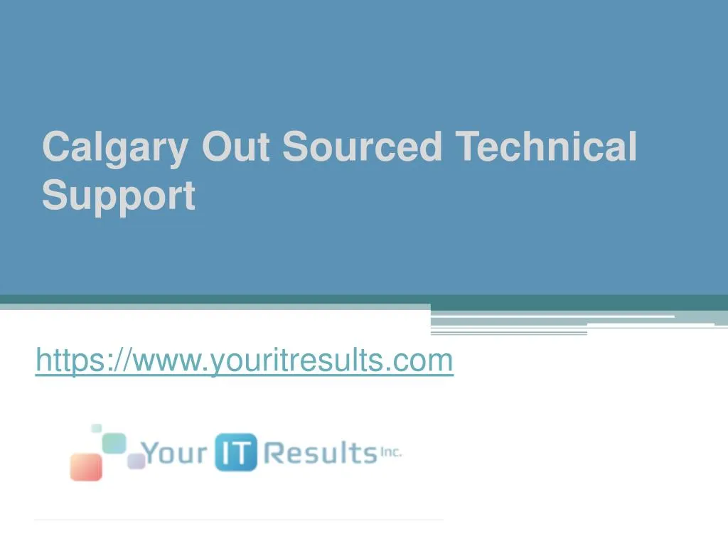 calgary out sourced technical support