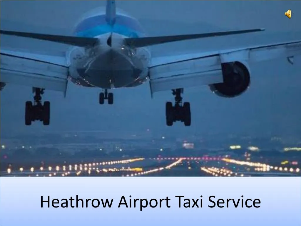heathrow airport taxi service