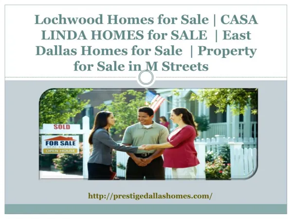 Lochwood Homes for Sale and East Dallas Homes for Sale