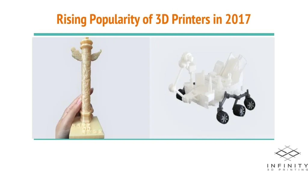 rising popularity of 3d printers in 2017