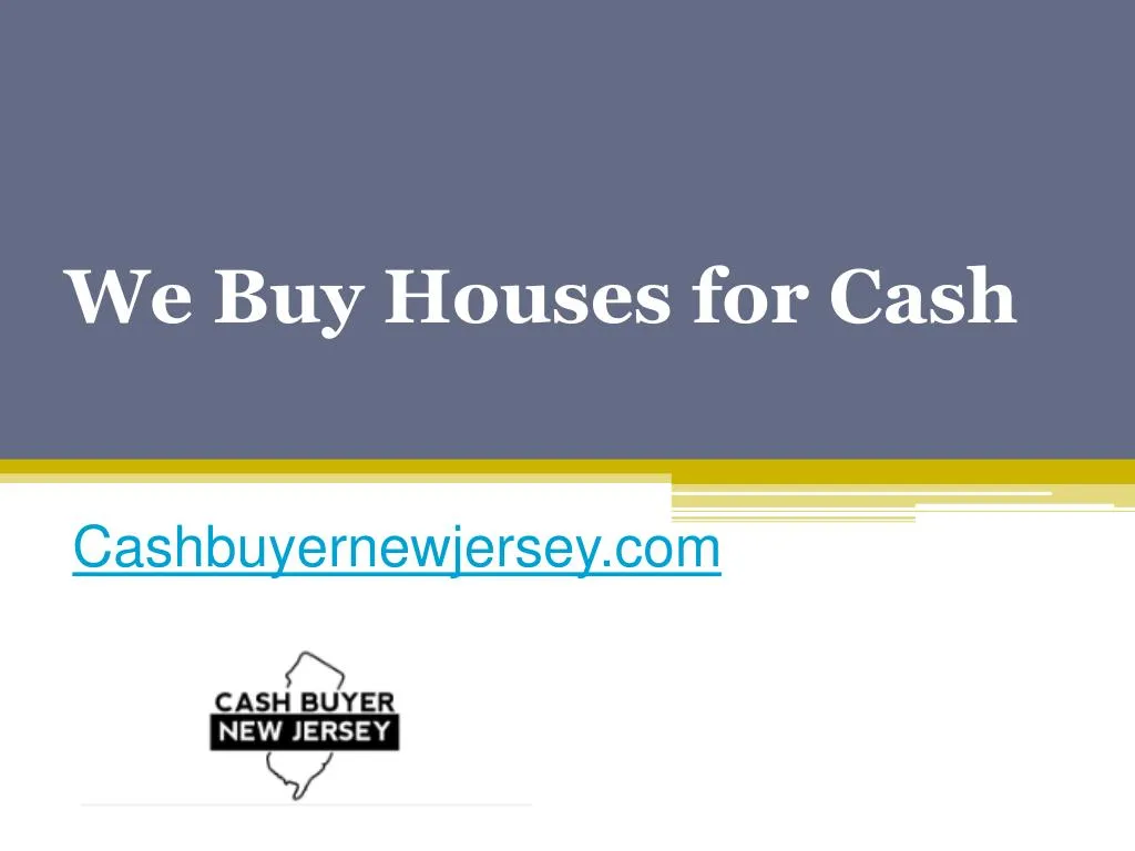 we buy houses for cash