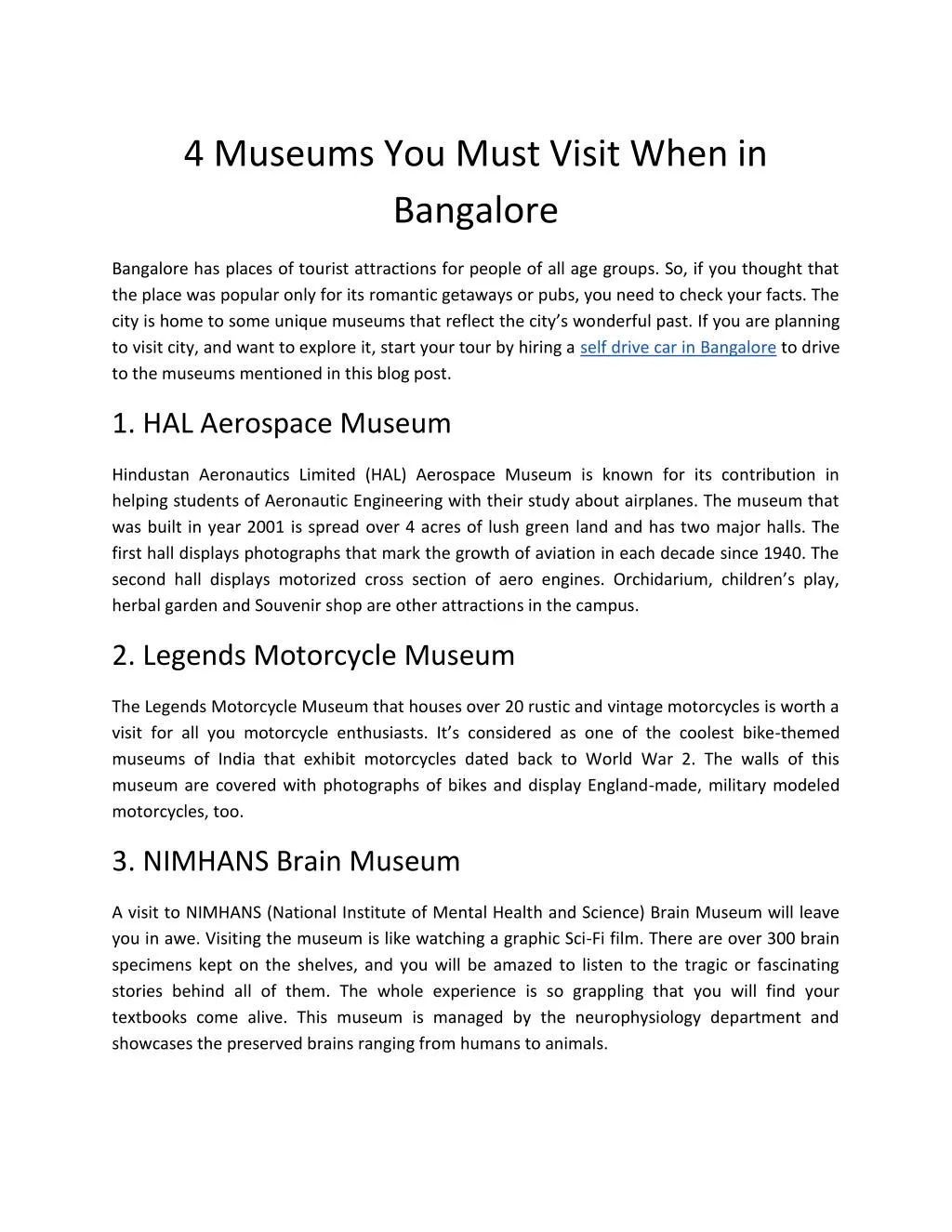 4 museums you must visit when in bangalore