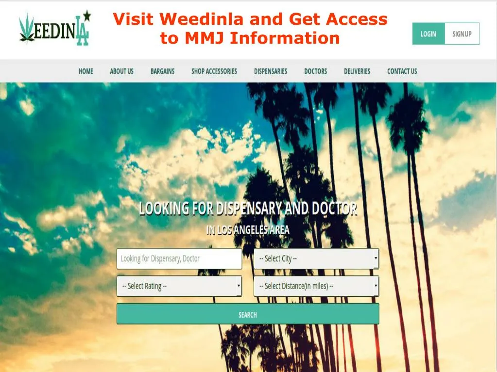 visit weedinla and get access to mmj information