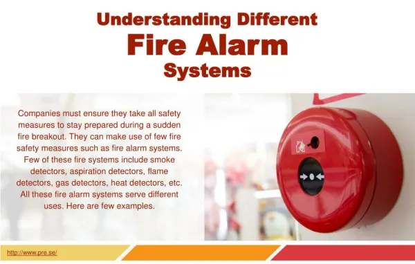 The Different types of fire alarm systems