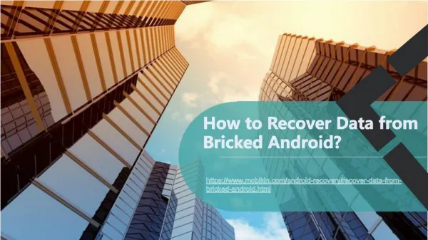 How to Recover Data from Bricked Android?
