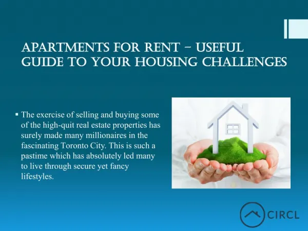Apartments for Rent – Useful Guide to Your Housing Challenges