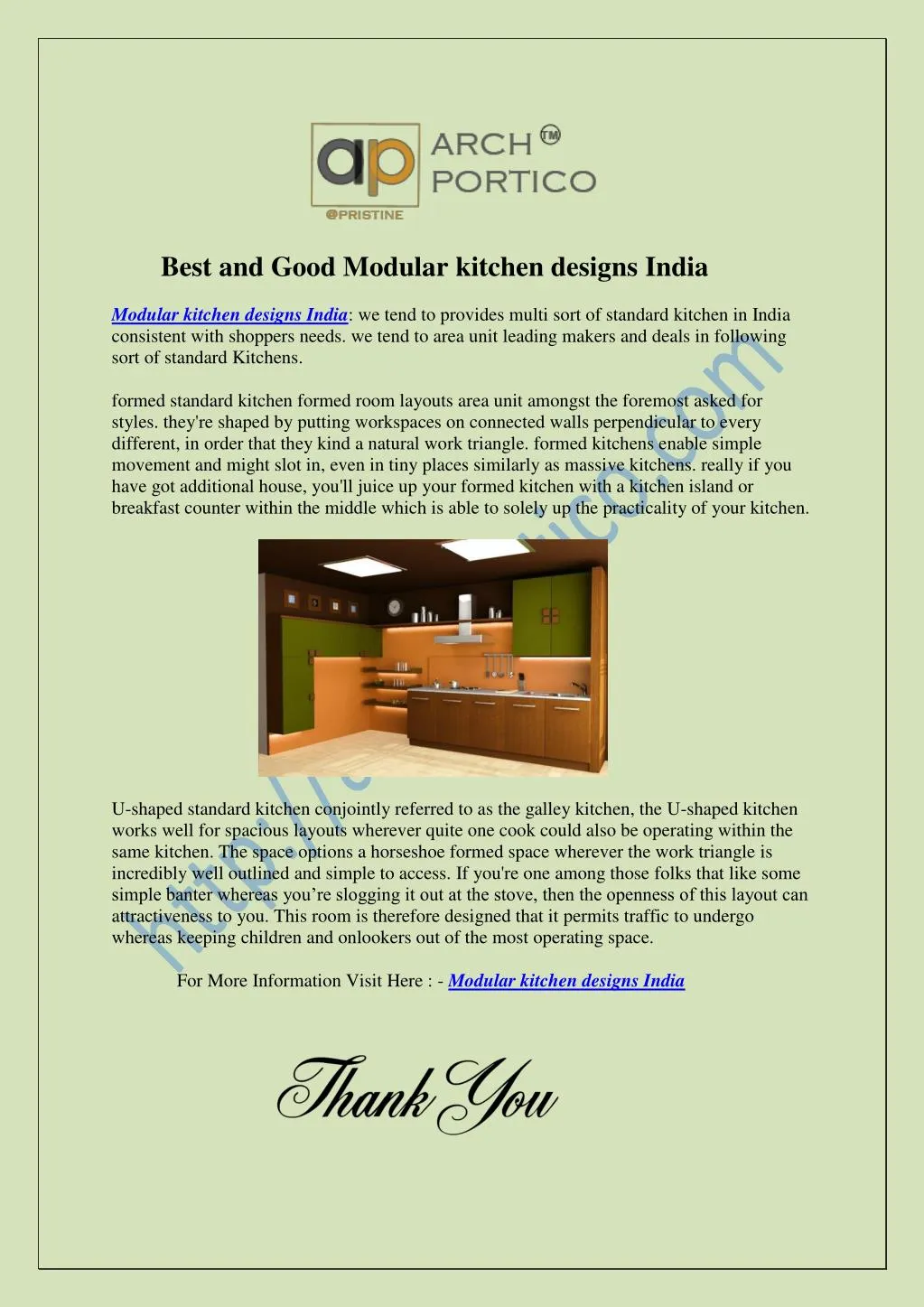 best and good modular kitchen designs india