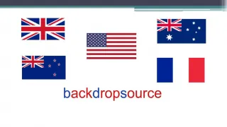 Chromakey green screen backdrop - slide 1