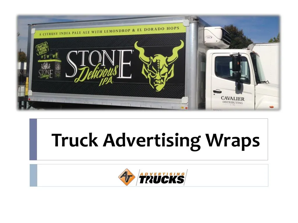 truck advertising wraps