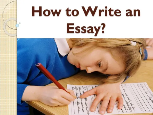 How to Write an Essay