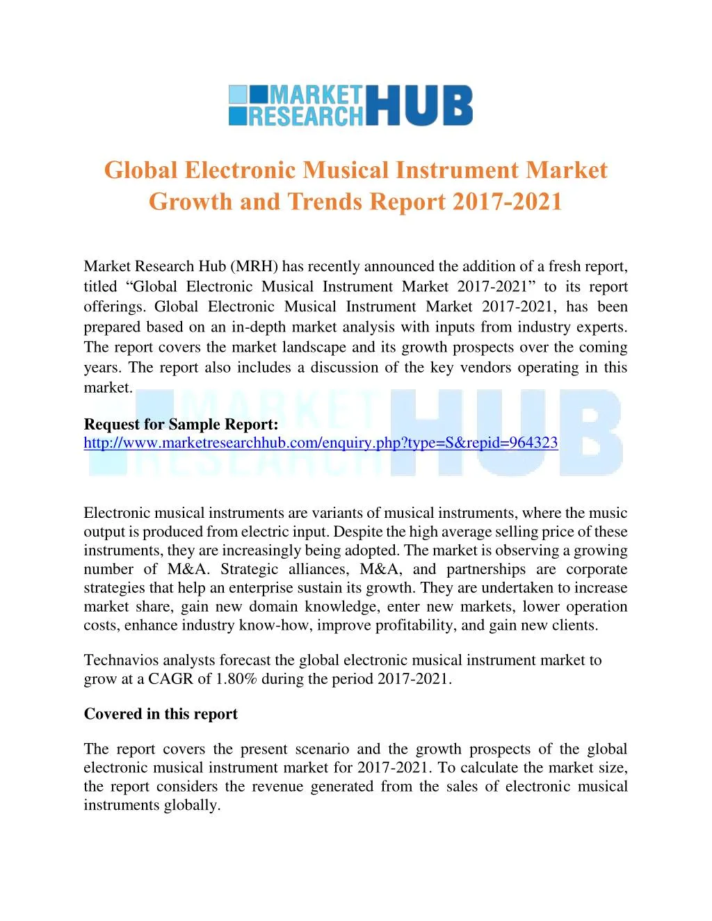 global electronic musical instrument market