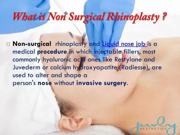 Non-Surgical Rhinoplasty and treatment | Liquid Rhinoplasty
