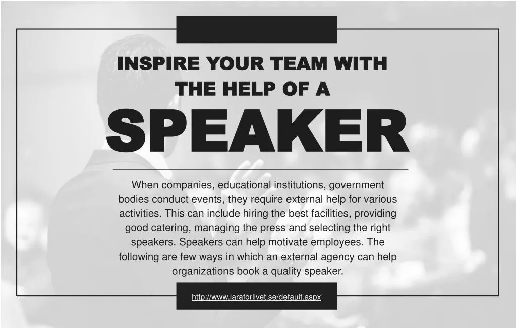 inspire your team with the help of a