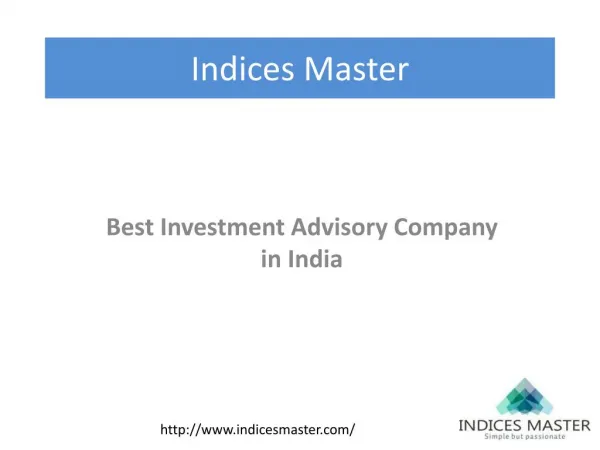Best Investment Advisory Company in India