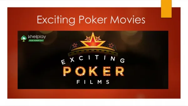Exciting Poker Movies