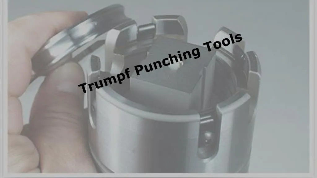 trumpf punching tools