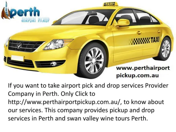airport transfer services perth