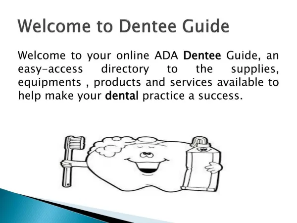 Dental products online
