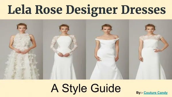 Explore Stylish Lela Rose Bridesmaid Dresses Online
