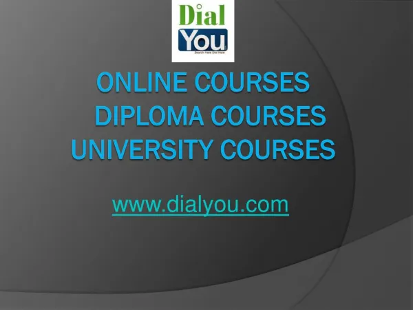 DialYou Online Courses