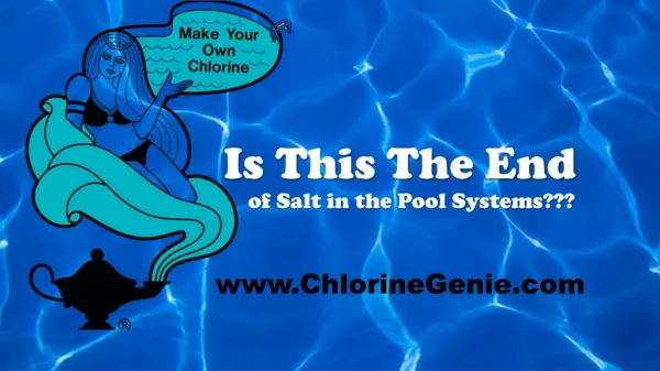 Breakthrough Salt Water Pool System Update