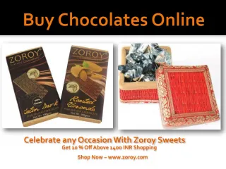 Buy Chocolates Online @ Zoroy - slide 1