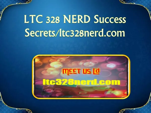 LTC 328 NERD Success Secrets/ltc328nerd.com