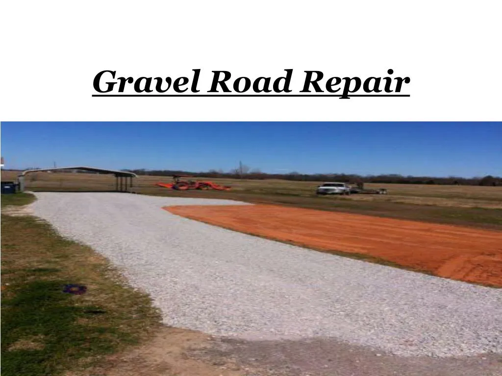 gravel road repair