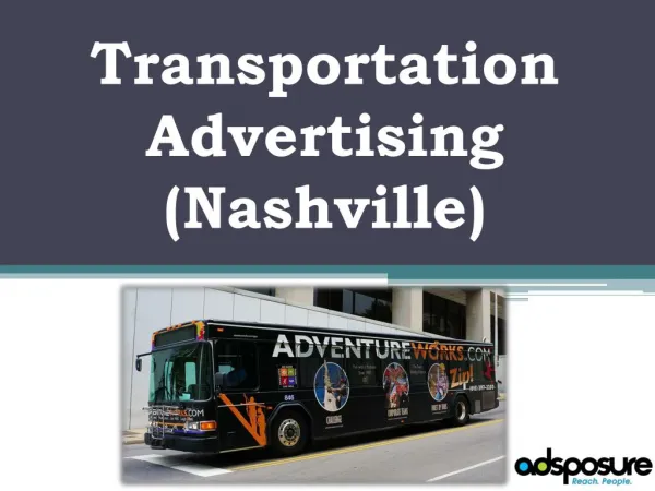 Transportation Advertising For Your Business - Adsposure
