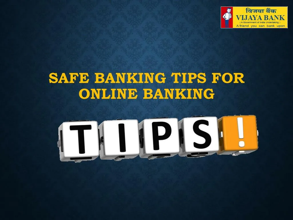 safe banking tips for online banking