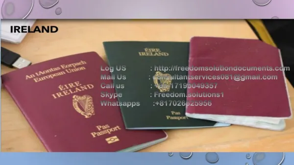 Do you need any identification documents such as certificates passport