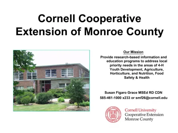 Cornell Cooperative Extension of Monroe County