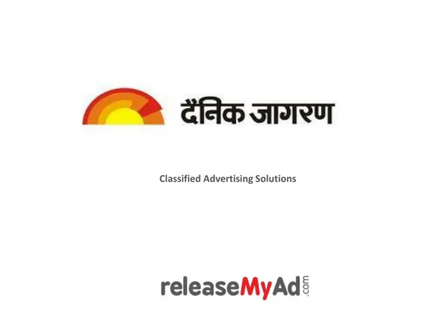 Book Dainik Jagran Classified ads at lowest rates.