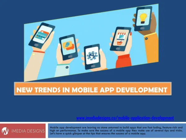 New Trends in Mobile App Development | iMedia Designs