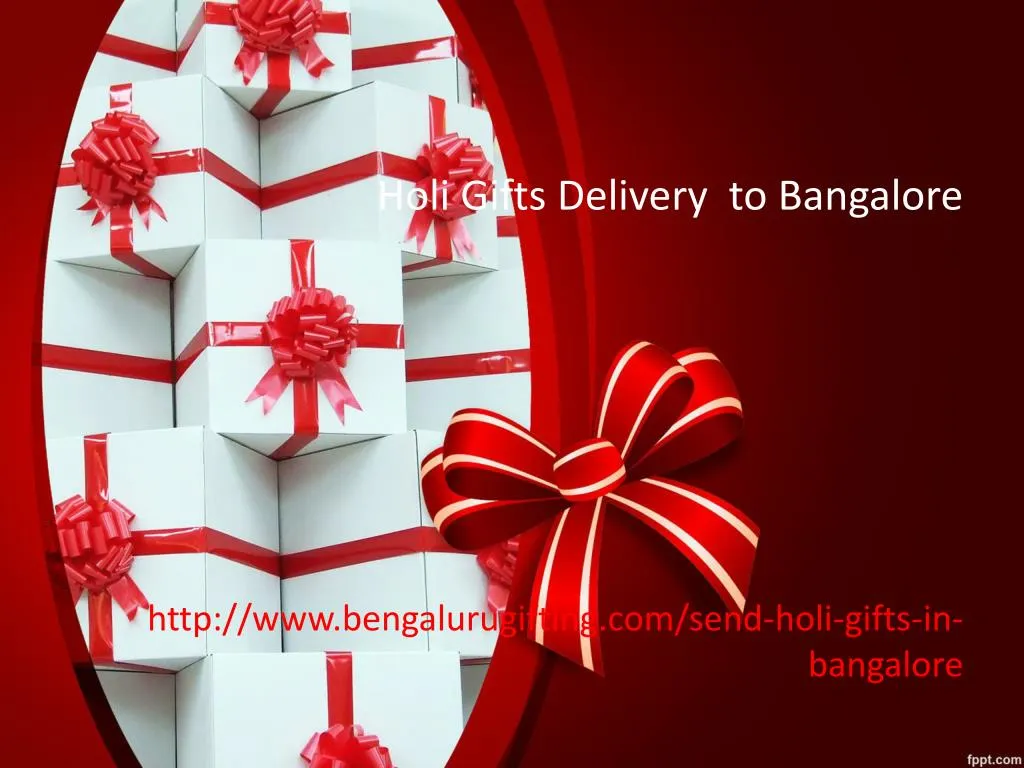 holi gifts delivery to bangalore