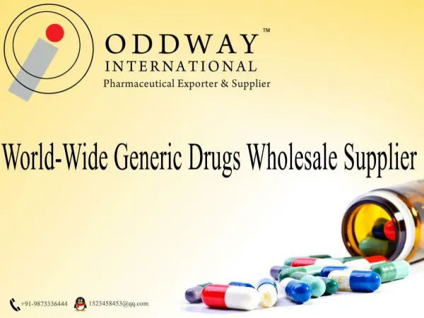 Worldwide Life Saving Drugs Supplier : Oddwayinternational