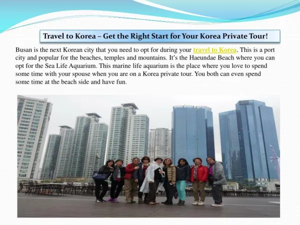 Korea Private Tour