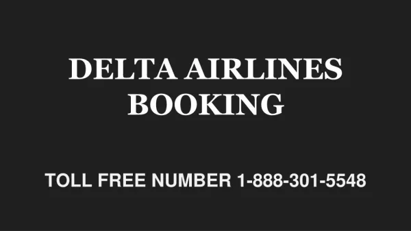 DELTA AIRLINES BOOKING