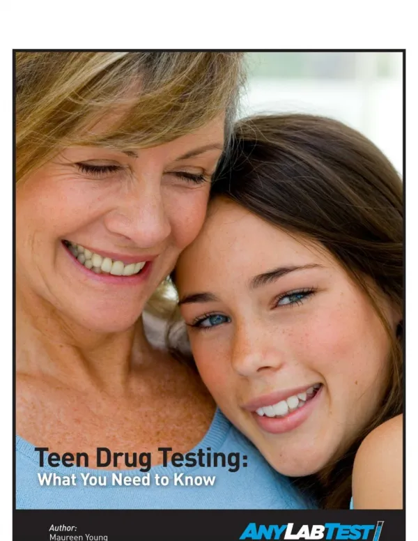 Teen Drug Testing Ebook