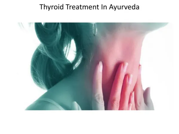 thyroid treatment in ayurveda